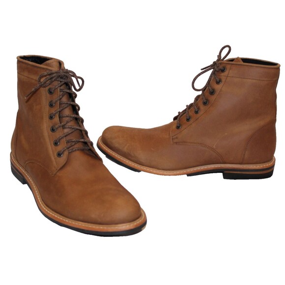 NISOLO MEN'S ALL WEATHER ANDRES SUEDE BOOTS TOBACCO BROWN‎ $280 NIB - Picture 2 of 6